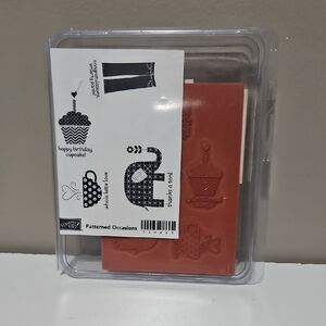 Patterned Occasions Stampin Up Rubber Stamp Set